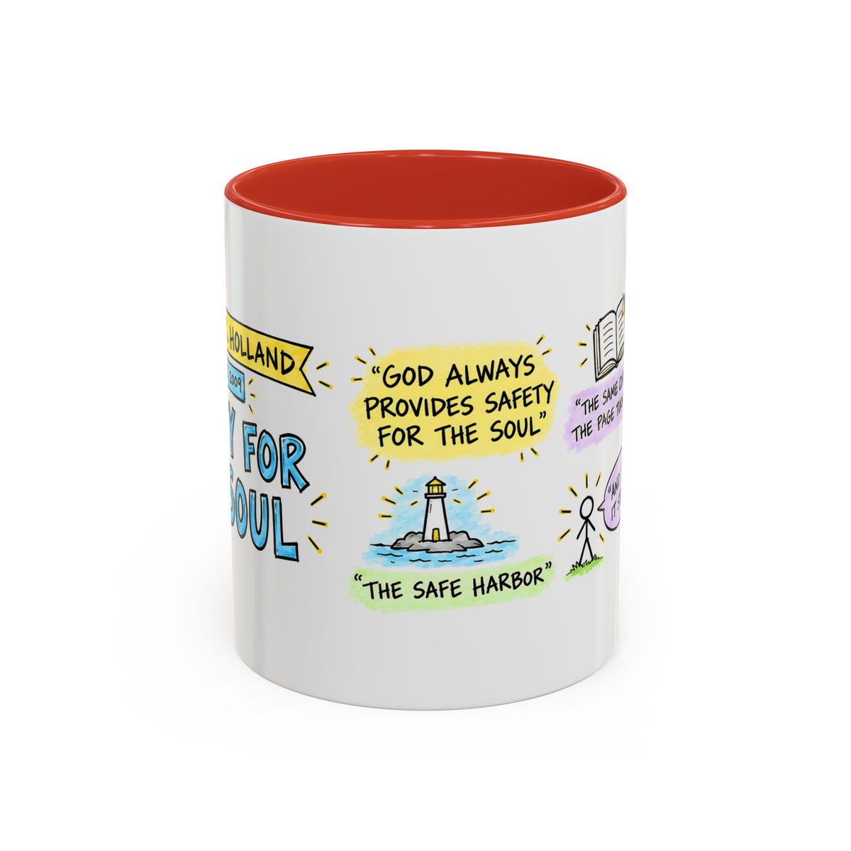 Safety for the Soul Sketch Note Mug — Jeffrey R. Holland