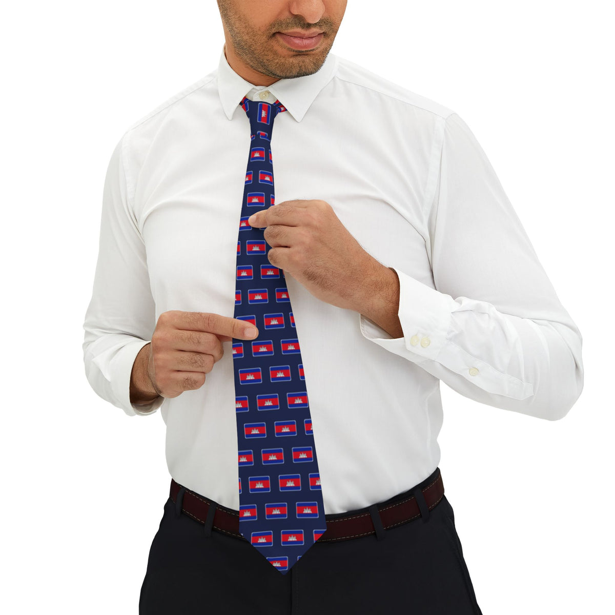 Cambodia Mission Flag Tie