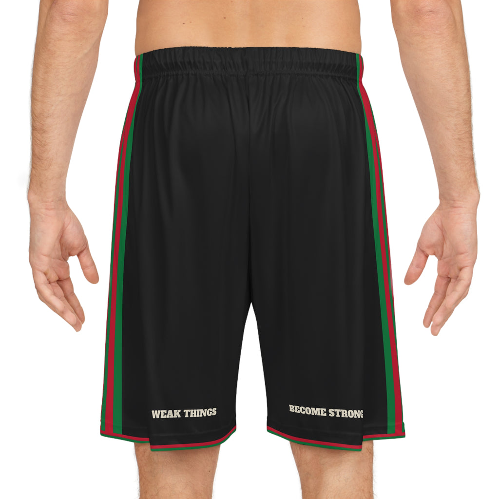 Ghana Accra South Mission Basketball Shorts, worn, back view