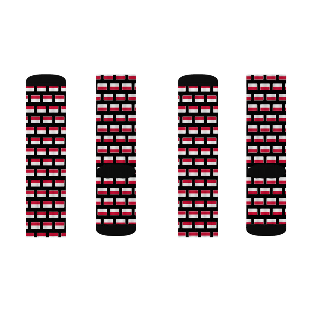 Poland Mission Flag Socks