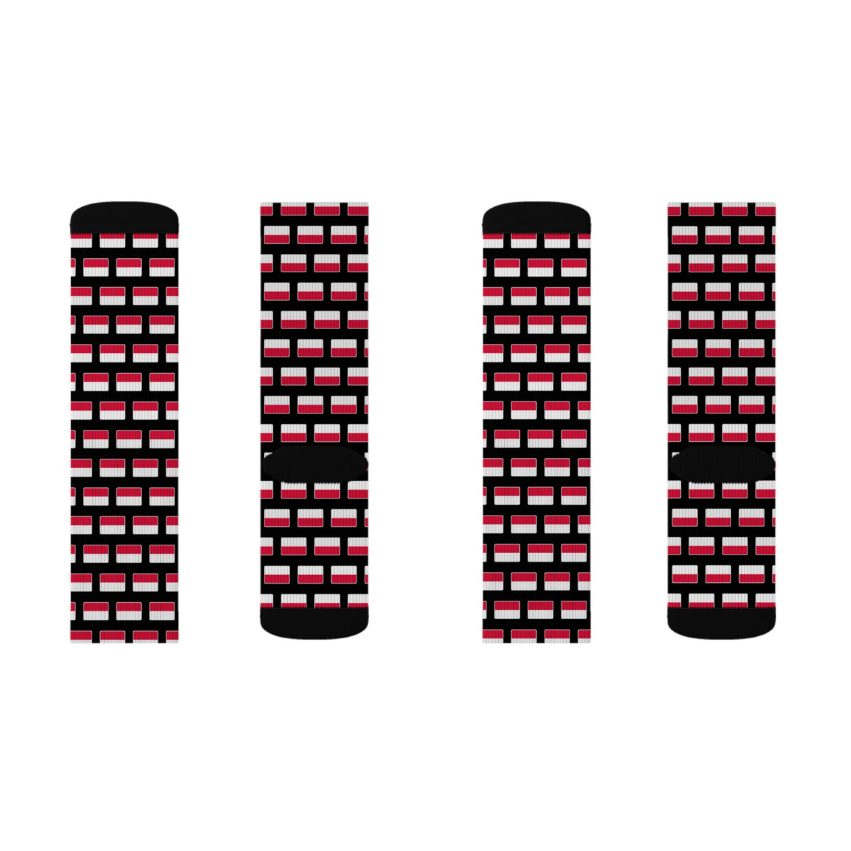Poland Mission Flag Socks