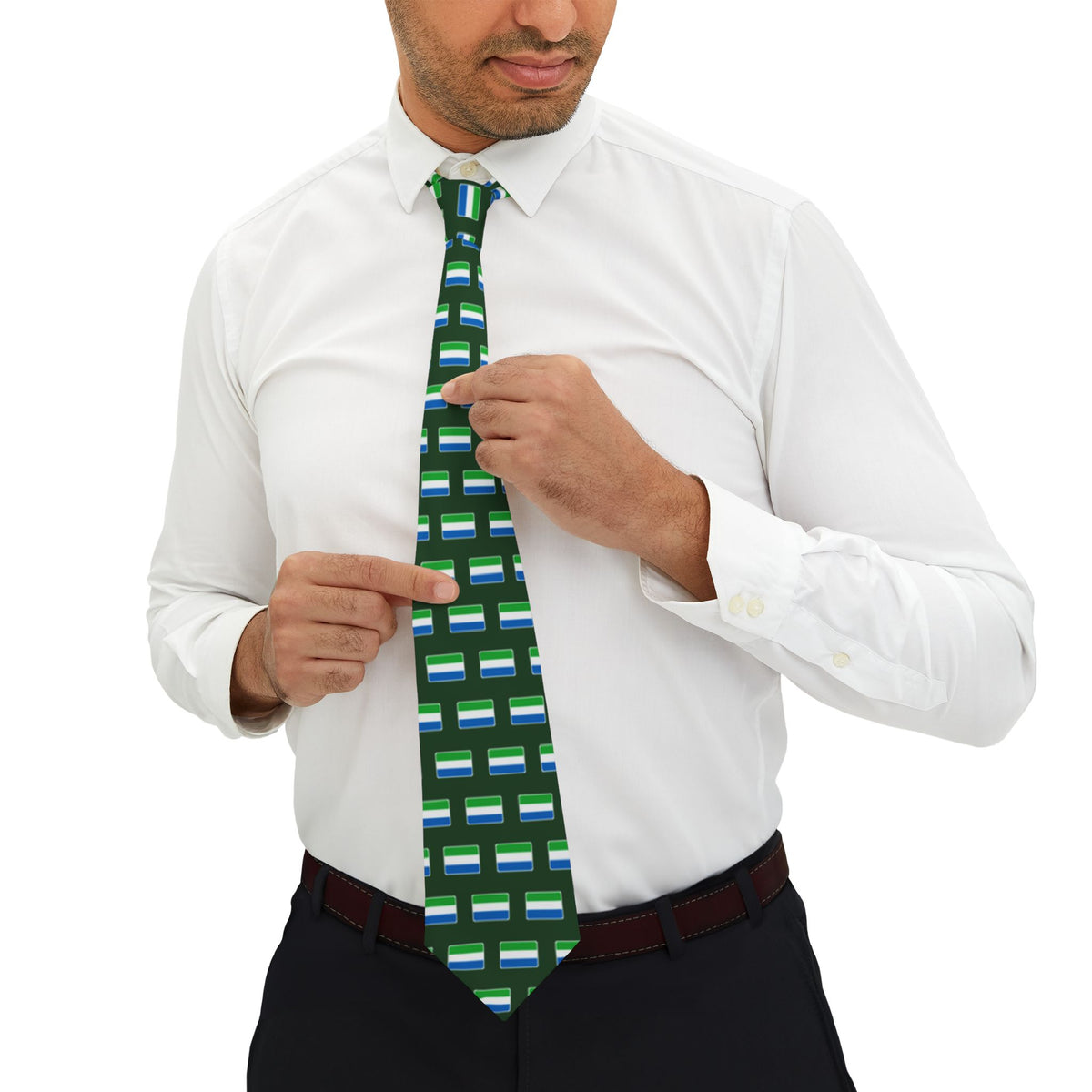 Sierra Leone Mission Flag Tie