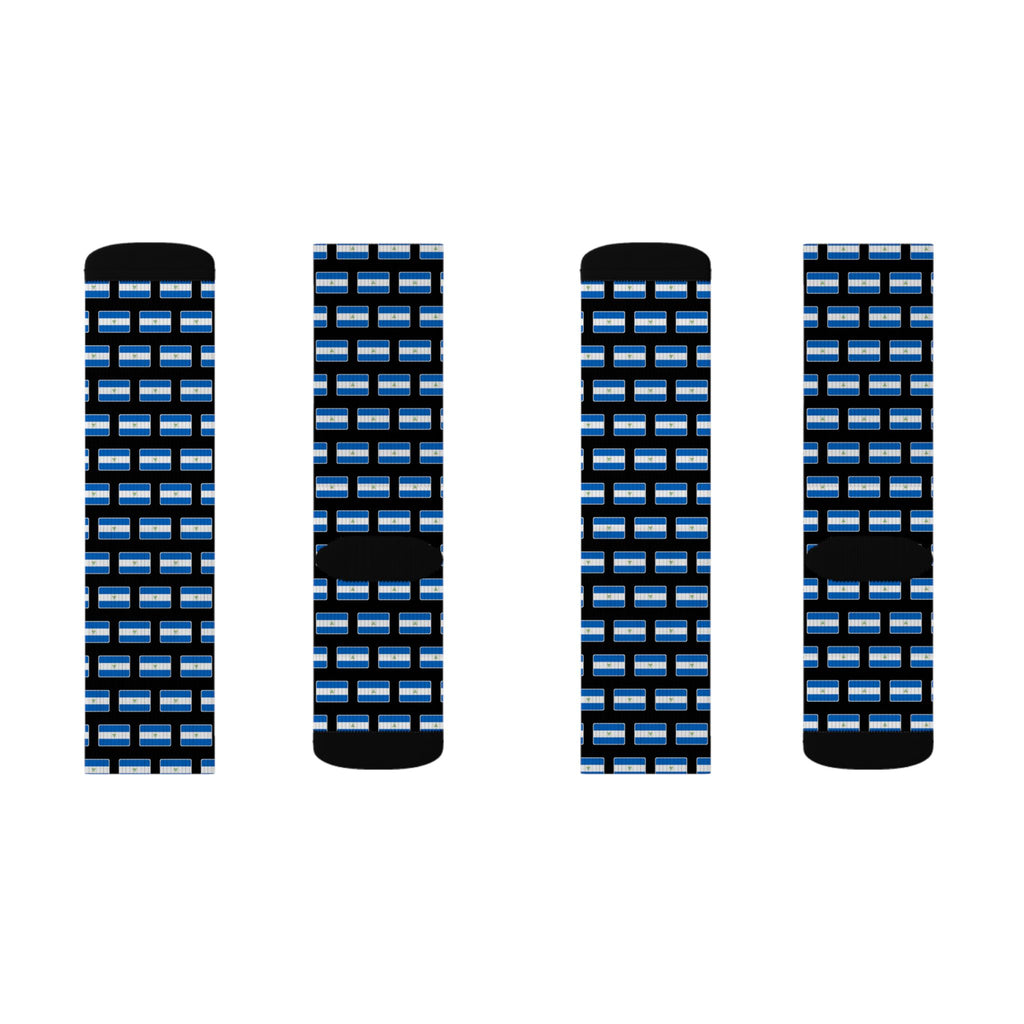 Nicaragua Mission Flag Socks