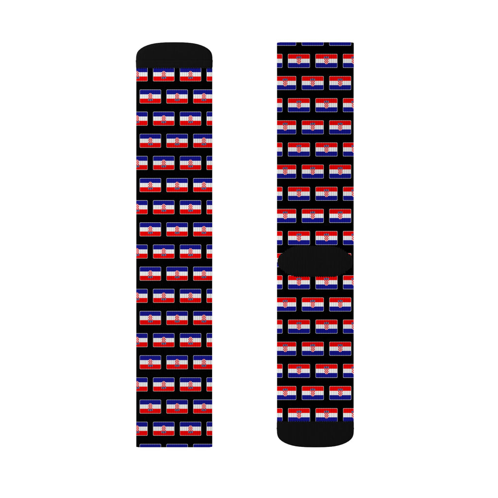 Croatia Mission Flag Socks