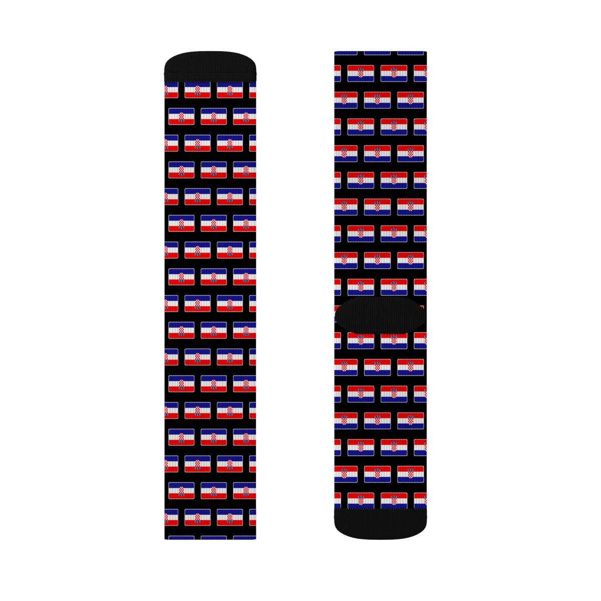 Croatia Mission Flag Socks