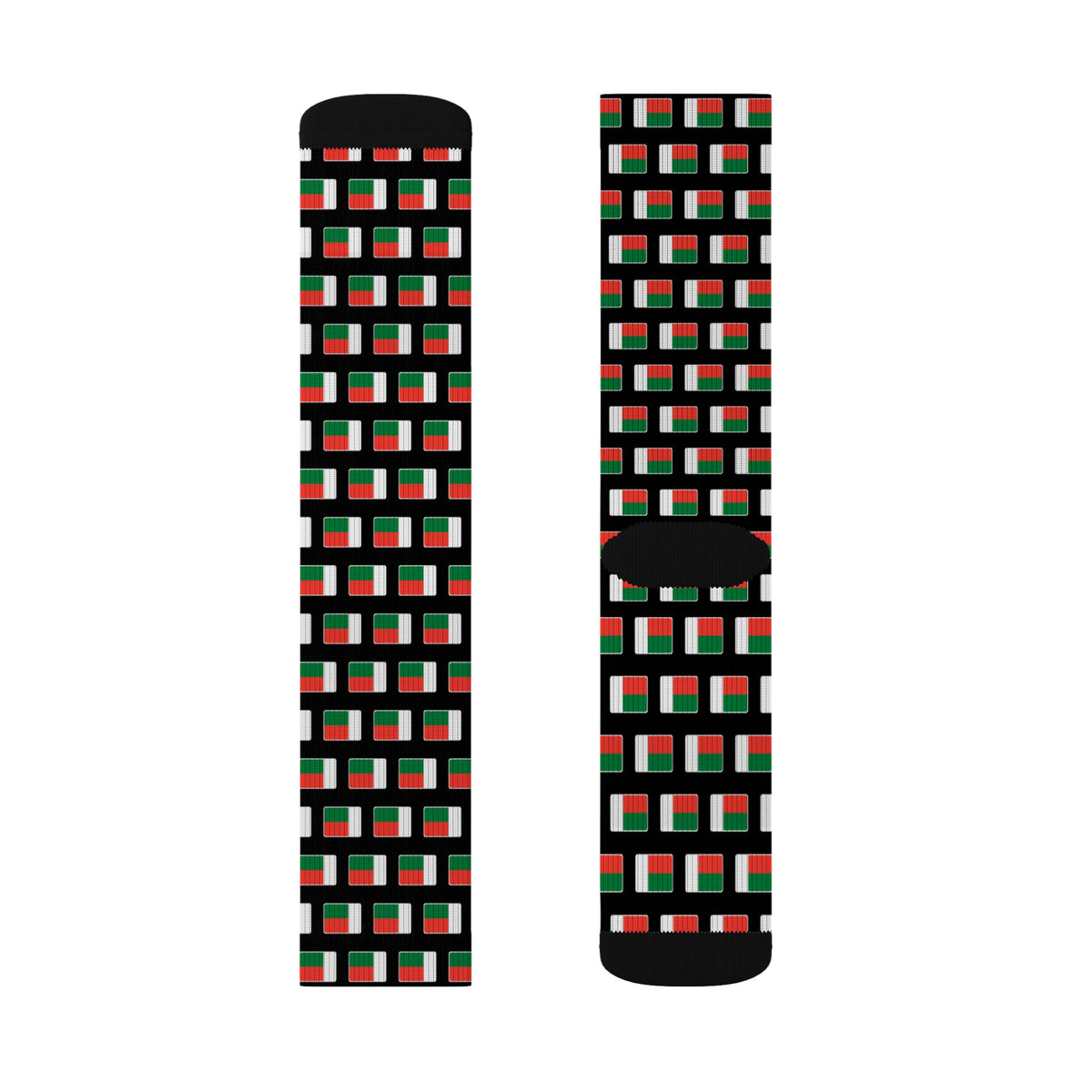 Madagascar Mission Flag Socks