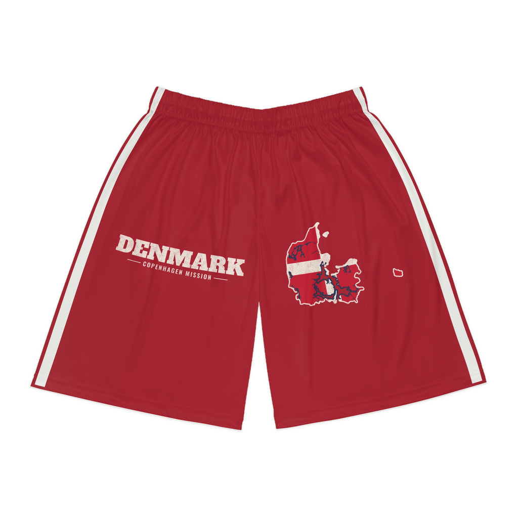 Denmark Copenhagen Mission Basketball Shorts, front view