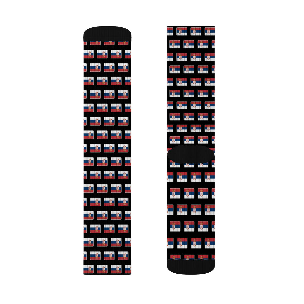 Serbia Mission Flag Socks