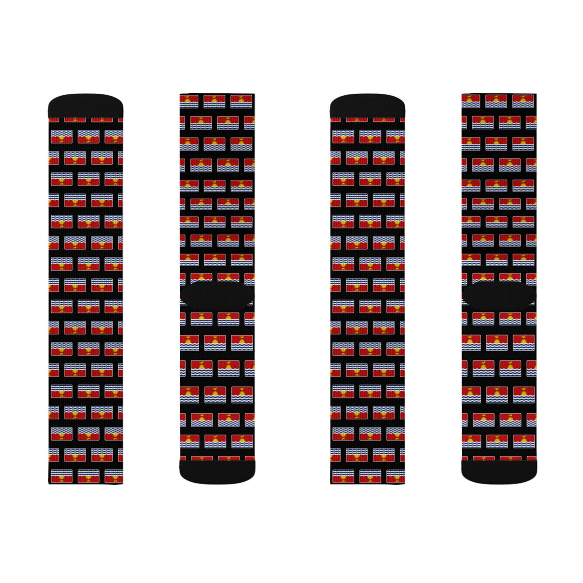 Kiribati Mission Flag Socks