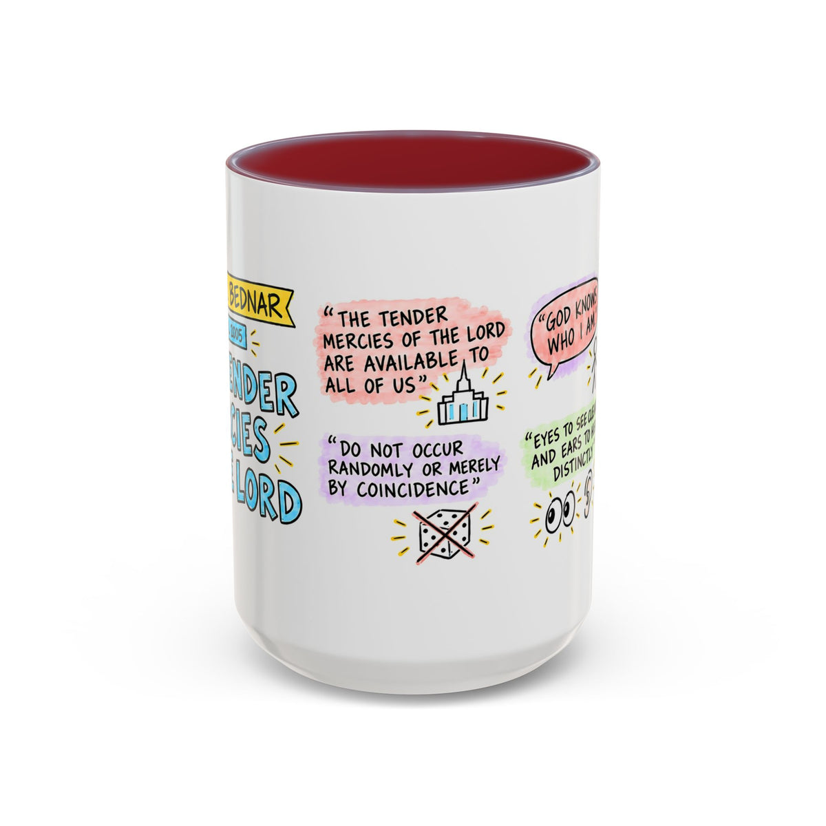 The Tender Mercies of the Lord Sketch Note Mug — David A. Bednar