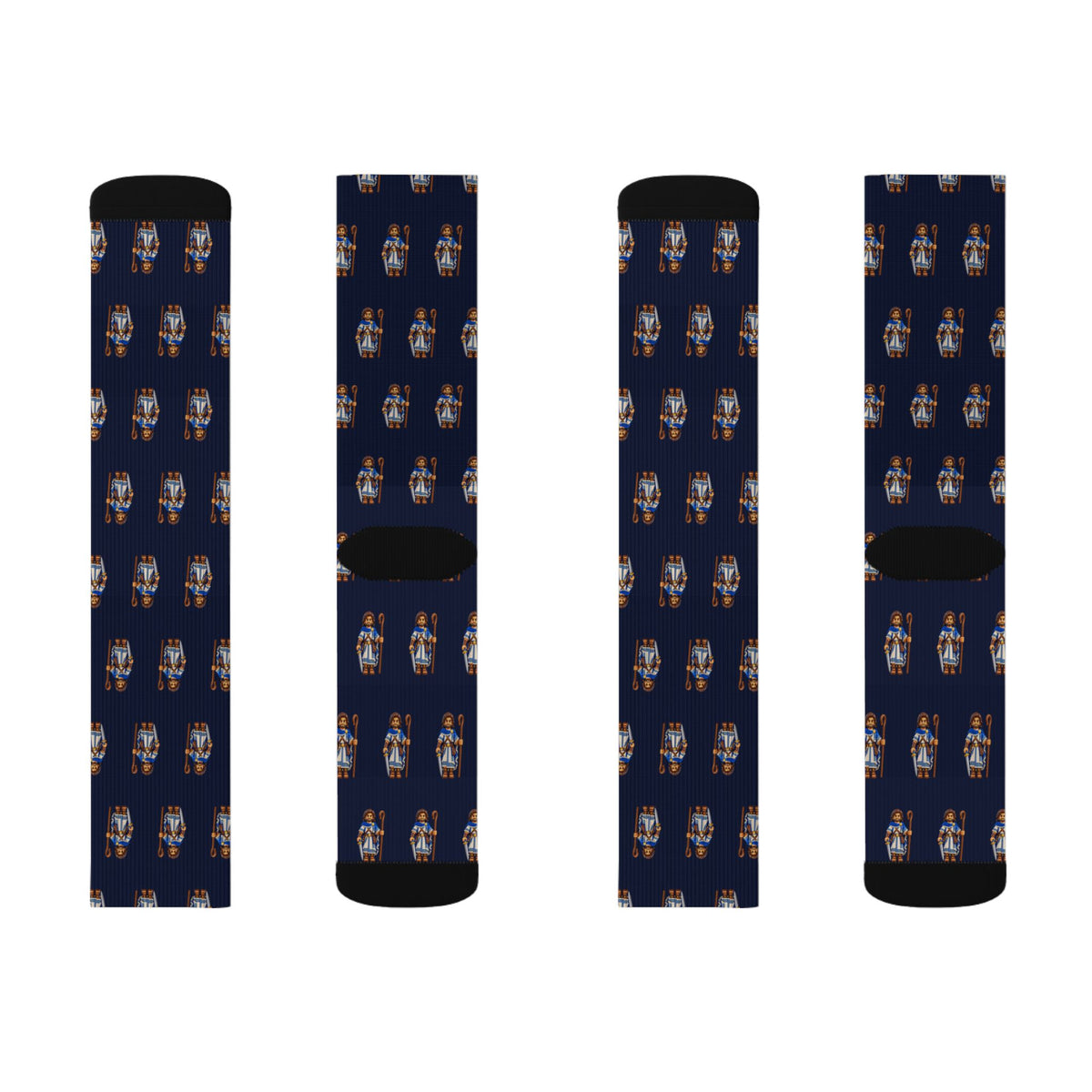 Ammon Brick Chess crew socks by Weak Things view 2