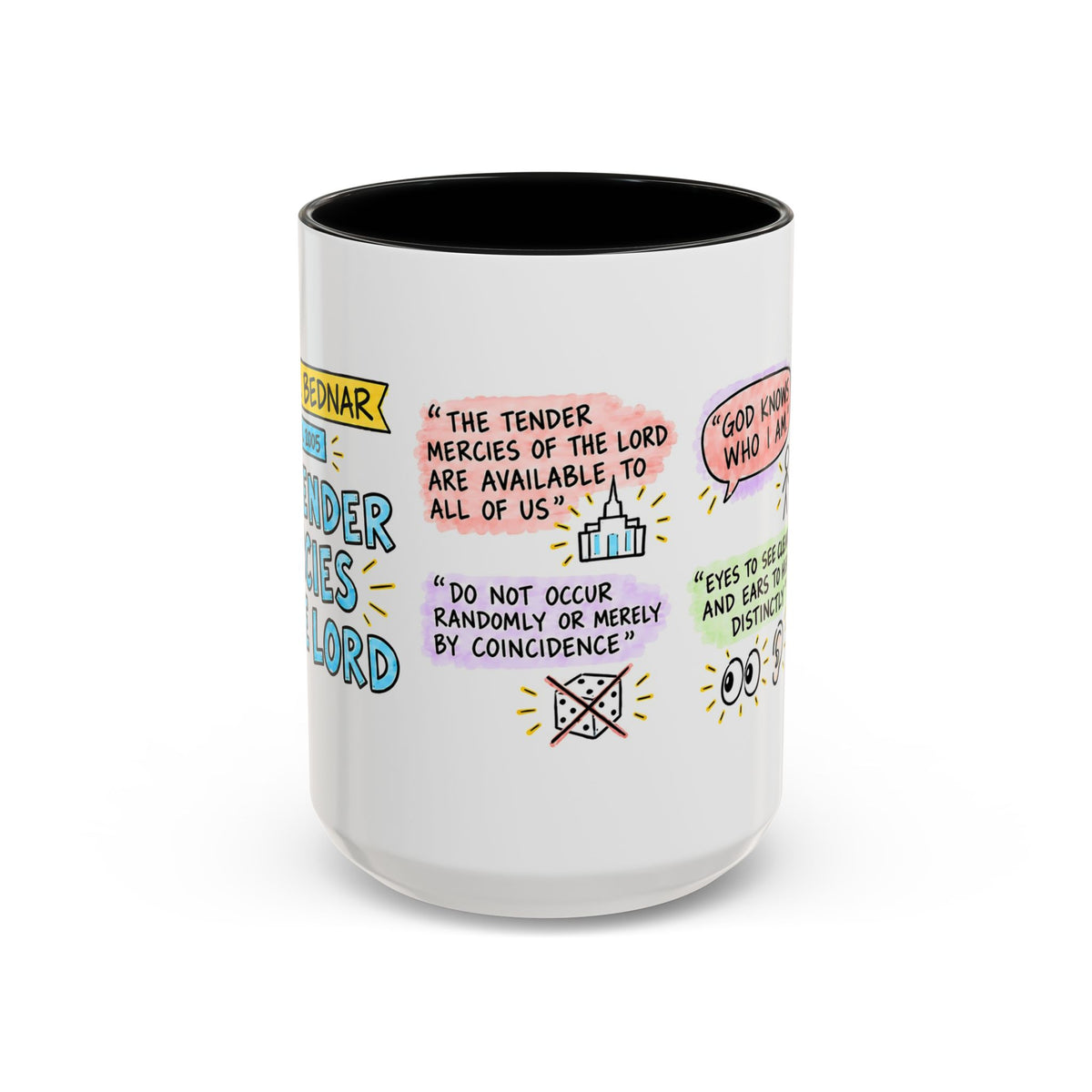 The Tender Mercies of the Lord Sketch Note Mug — David A. Bednar