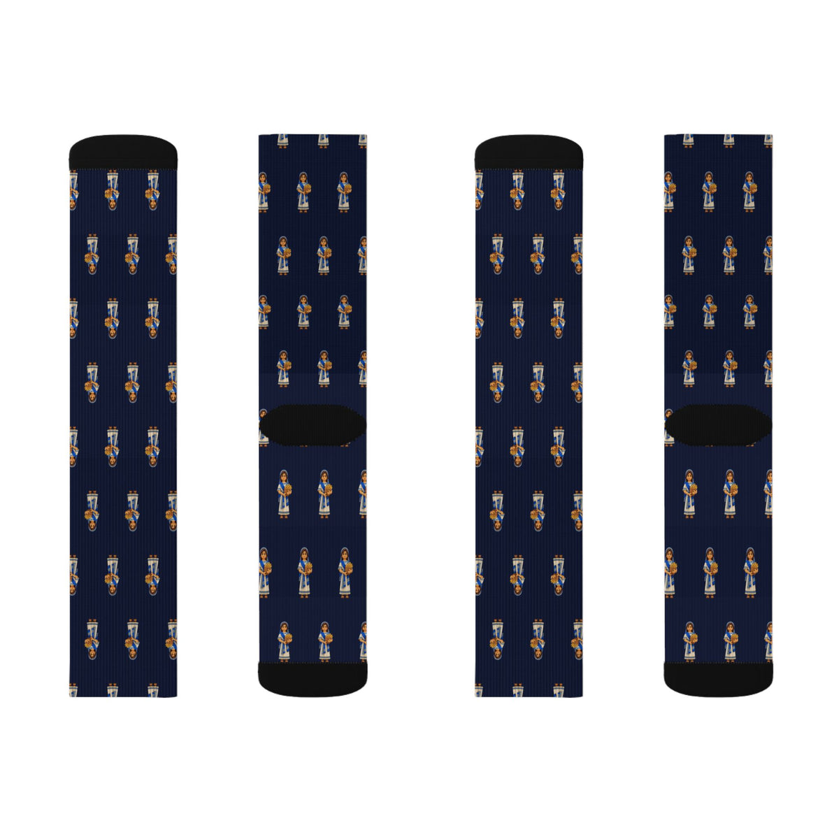 The People of Alma Brick Chess crew socks by Weak Things view 2