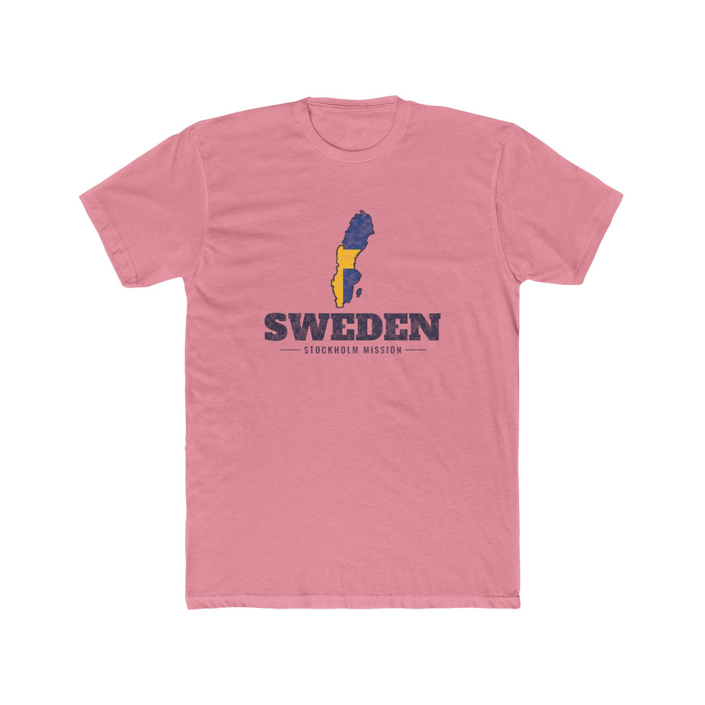 Sweden Stockholm Mission Flag Map Shirt