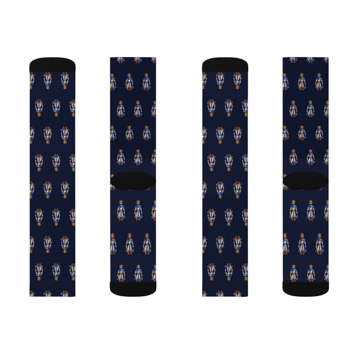 Shule Brick Chess crew socks by Weak Things view 2