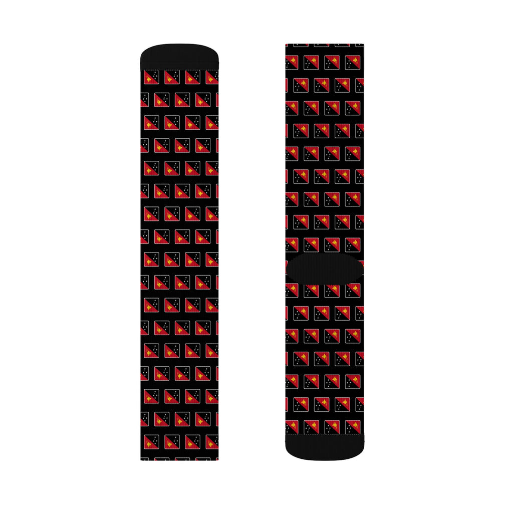 Papua New Guinea Mission Flag Socks