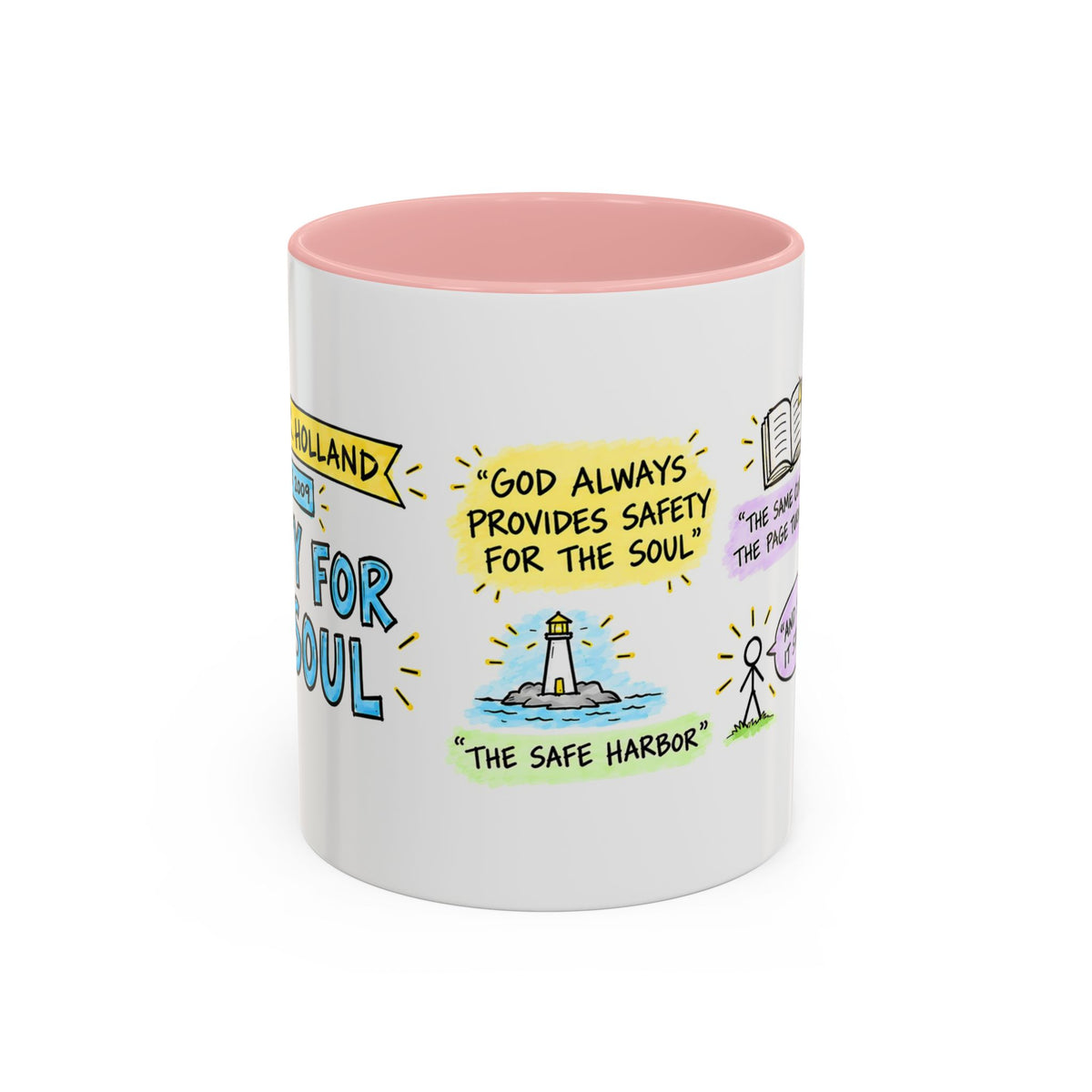 Safety for the Soul Sketch Note Mug — Jeffrey R. Holland