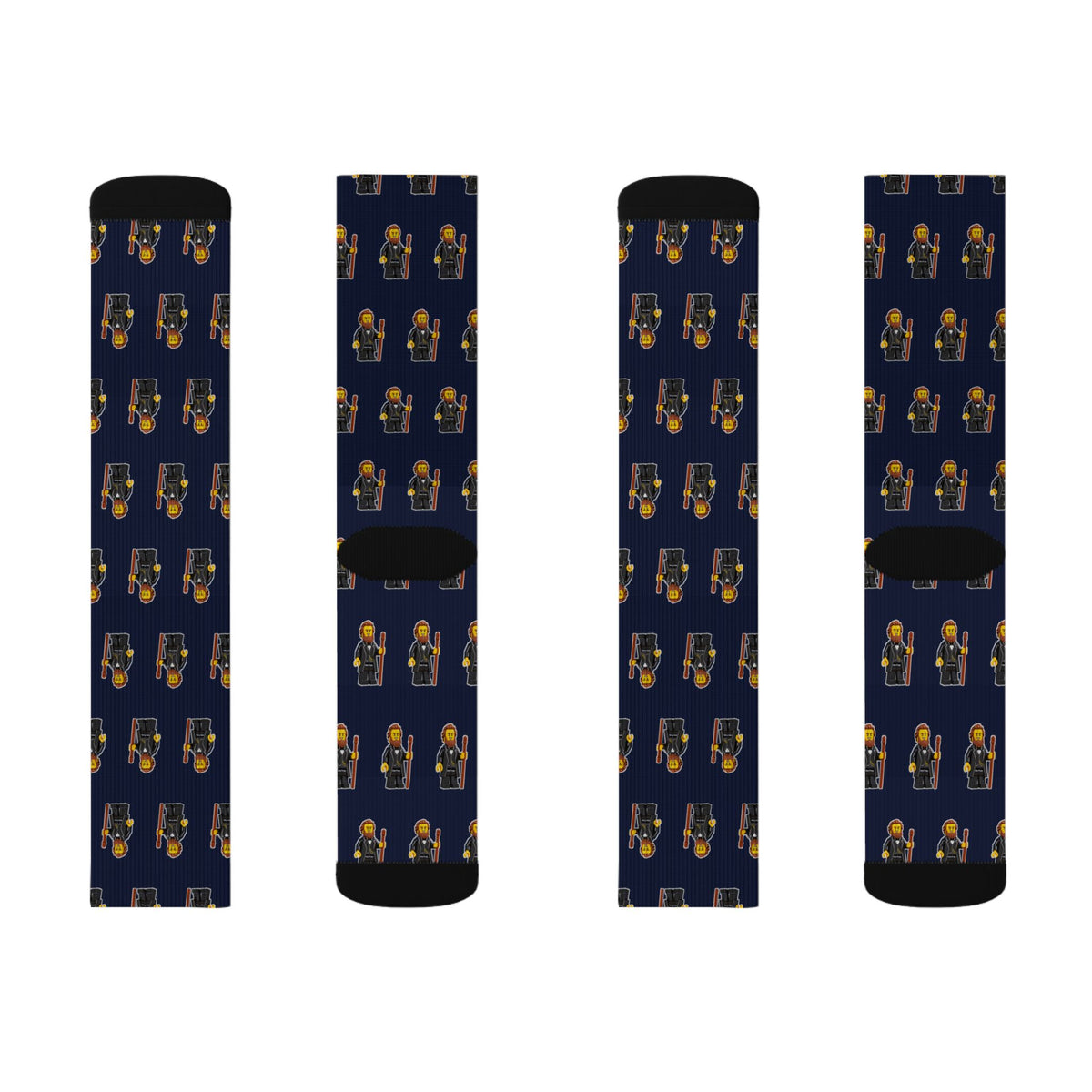 Brigham Young Brick crew socks by Weak Things view 4