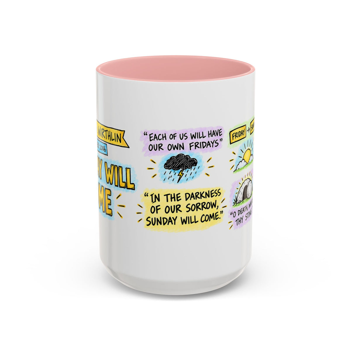 Sunday Will Come Sketch Note Mug — Joseph B. Wirthlin