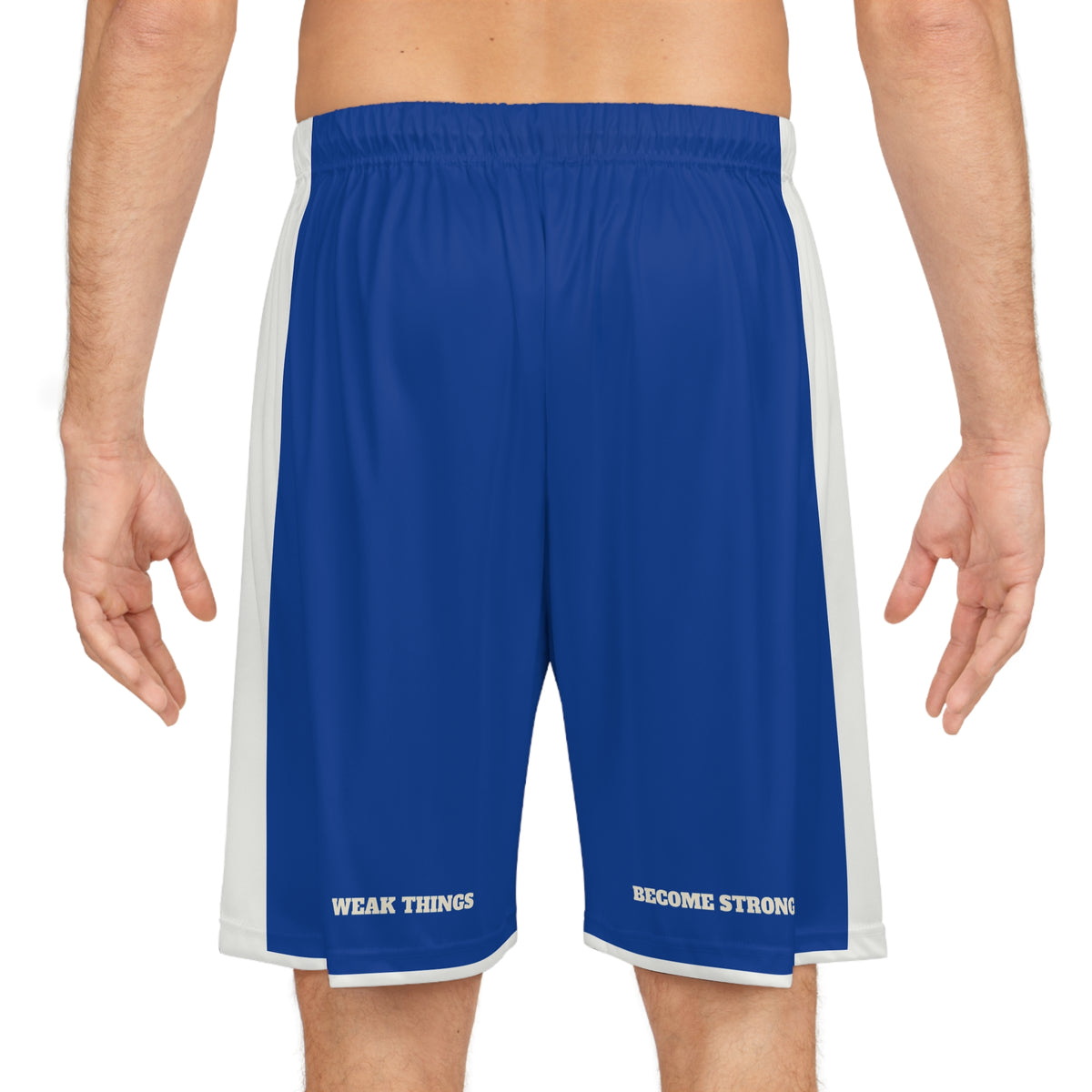 Scotland/Ireland Mission Basketball Shorts, worn, back view