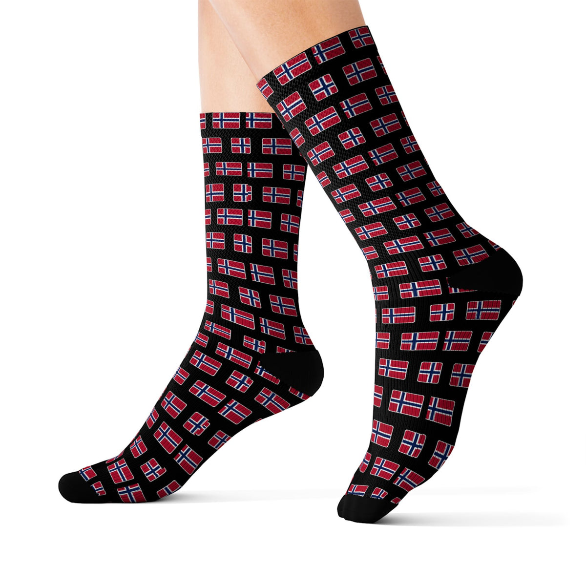 Norway Mission Flag Socks