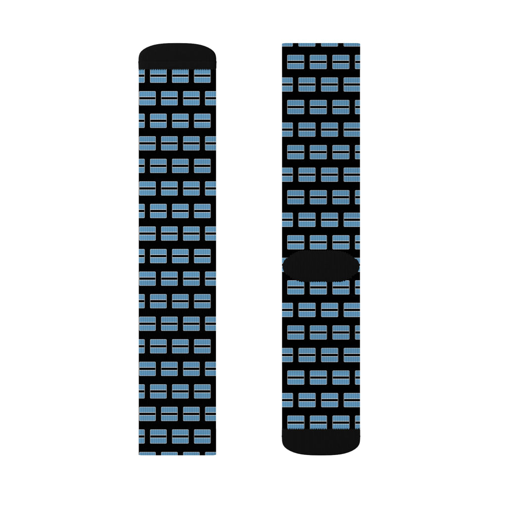 Botswana Mission Flag Socks