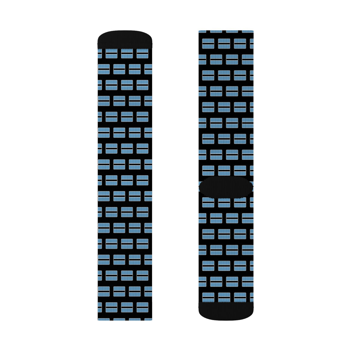 Botswana Mission Flag Socks