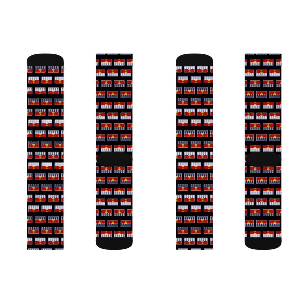 Kiribati Mission Flag Socks