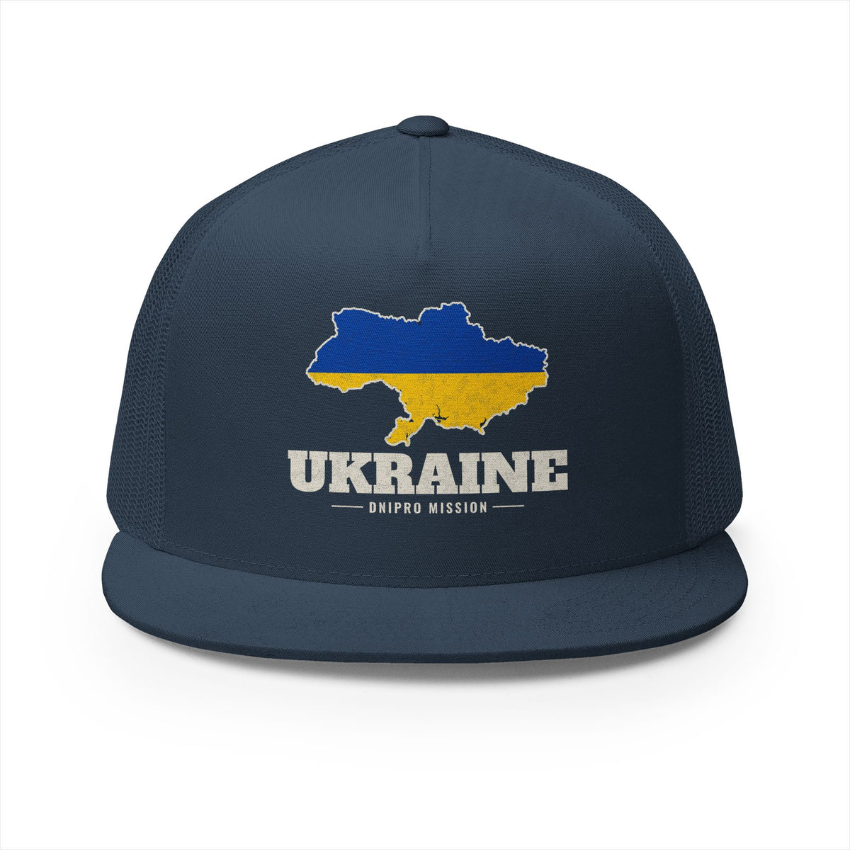 Ukraine Dnipro Mission Flag Map Trucker Hat