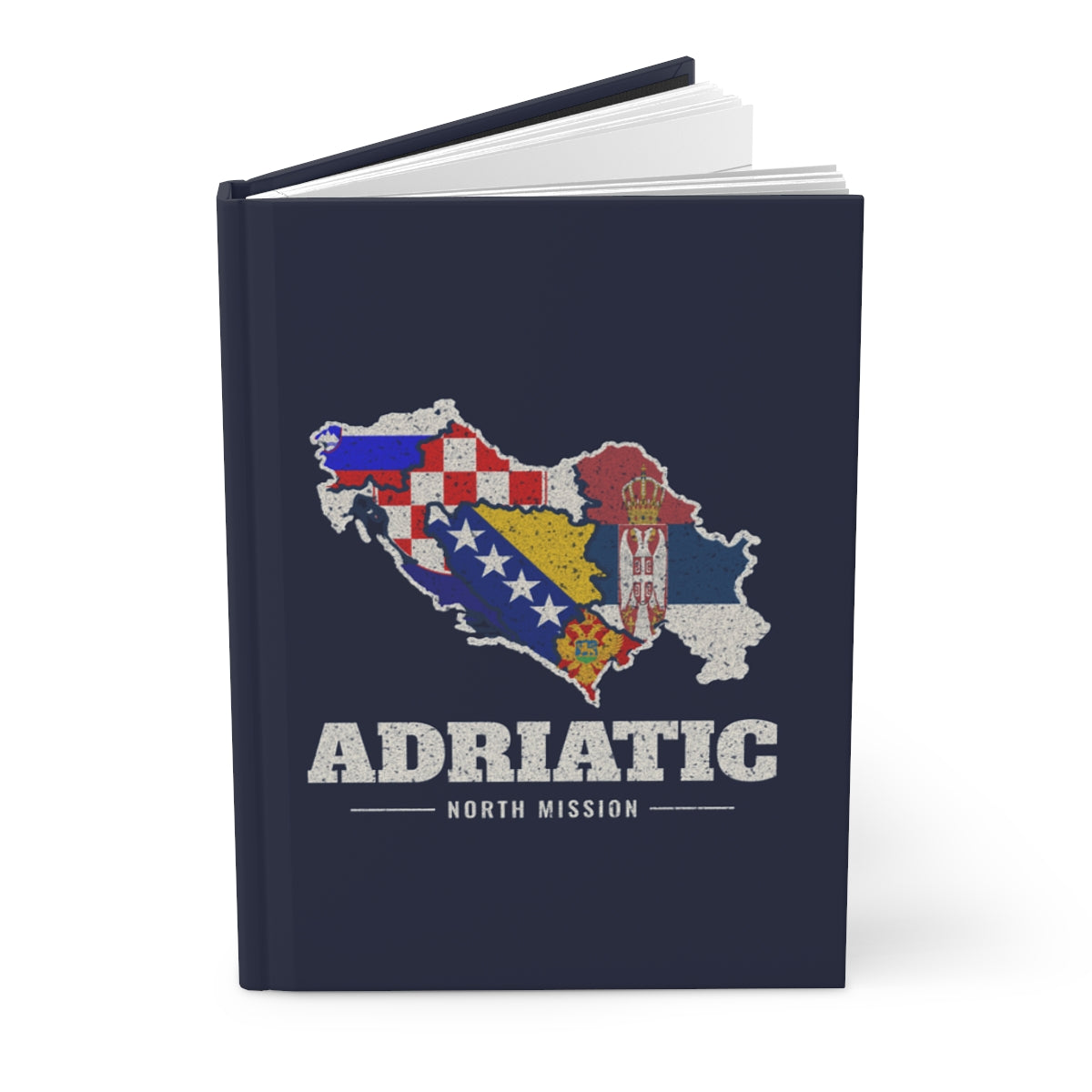 Adriatic North Mission flag map journal by Weak Things view 3