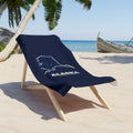 Alaska Anchorage Mission flag map beach towel by Weak Things