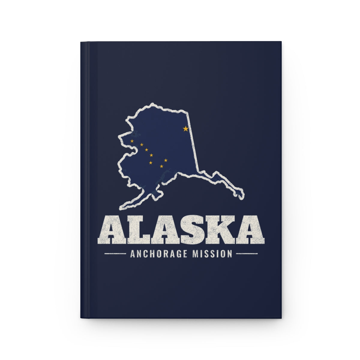 Alaska Anchorage Mission flag map journal by Weak Things