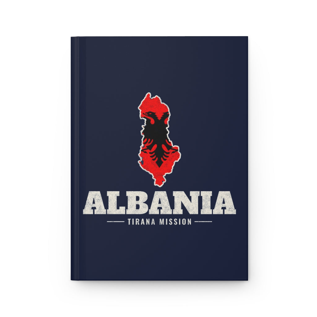 Albania Tirana Mission flag map journal by Weak Things