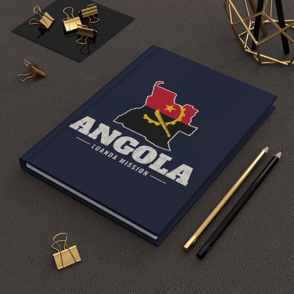 Angola Luanda Mission flag map journal by Weak Things view 2