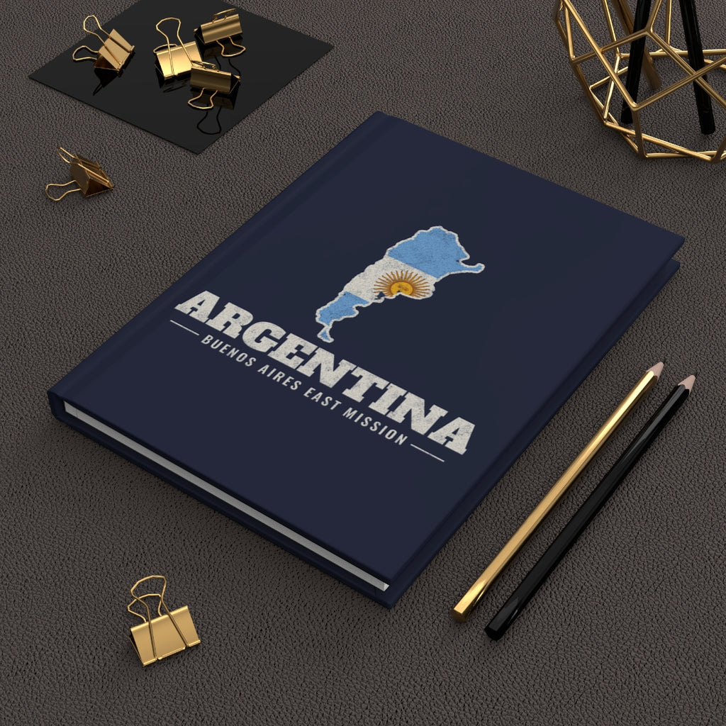 Argentina Buenos Aires East Mission flag map journal by Weak Things view 2