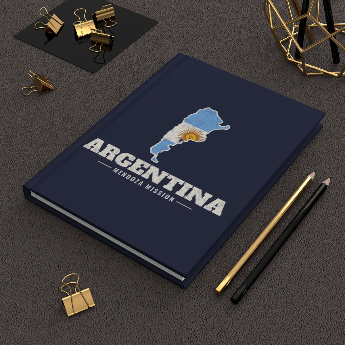 Argentina Mendoza Mission flag map journal by Weak Things view 2