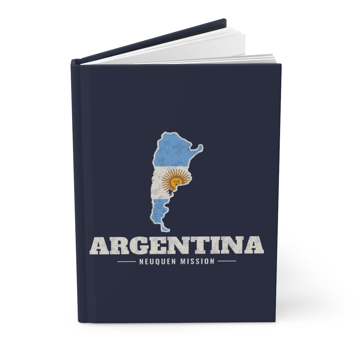 Argentina Neuquen Mission flag map journal by Weak Things view 3