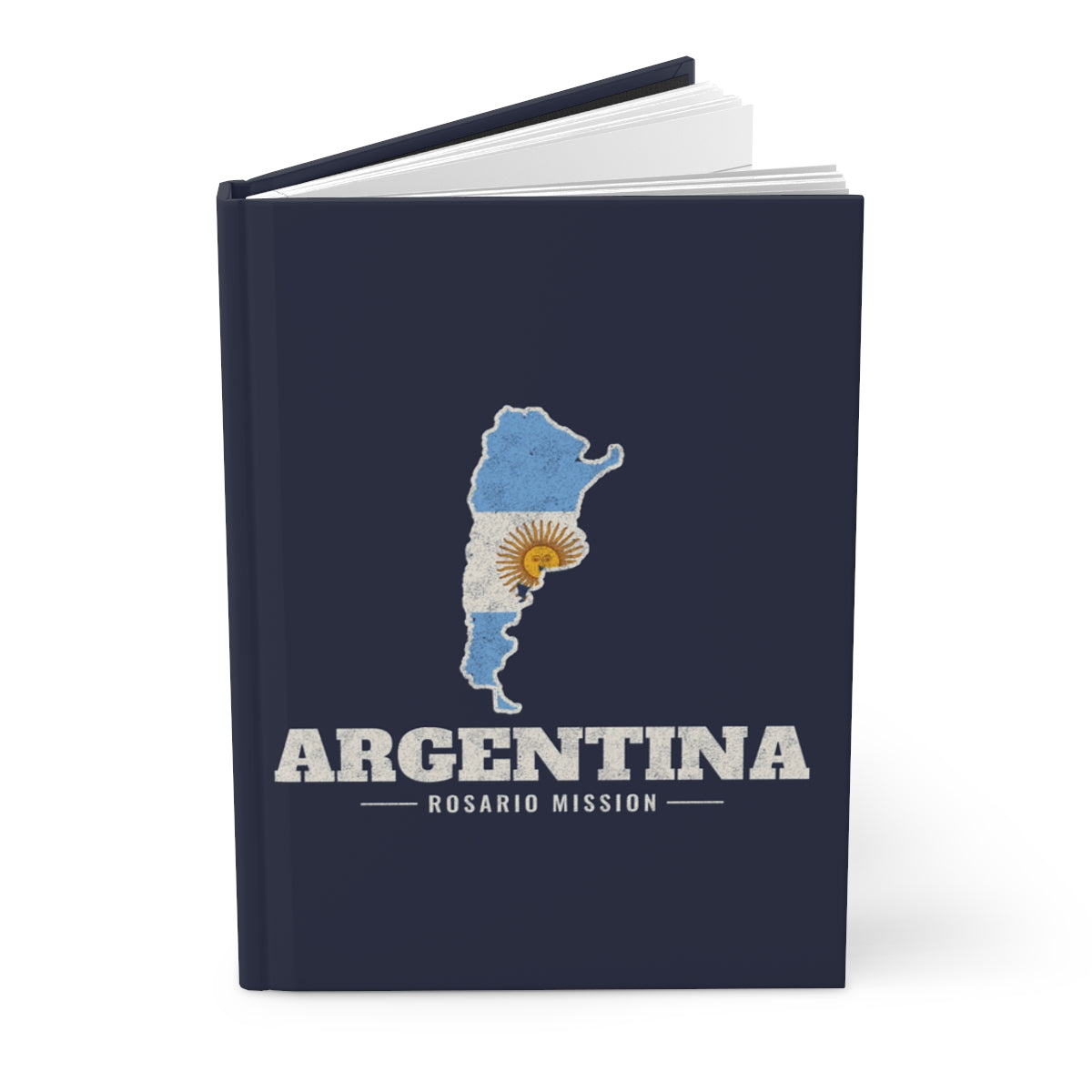 Argentina Rosario Mission flag map journal by Weak Things view 3