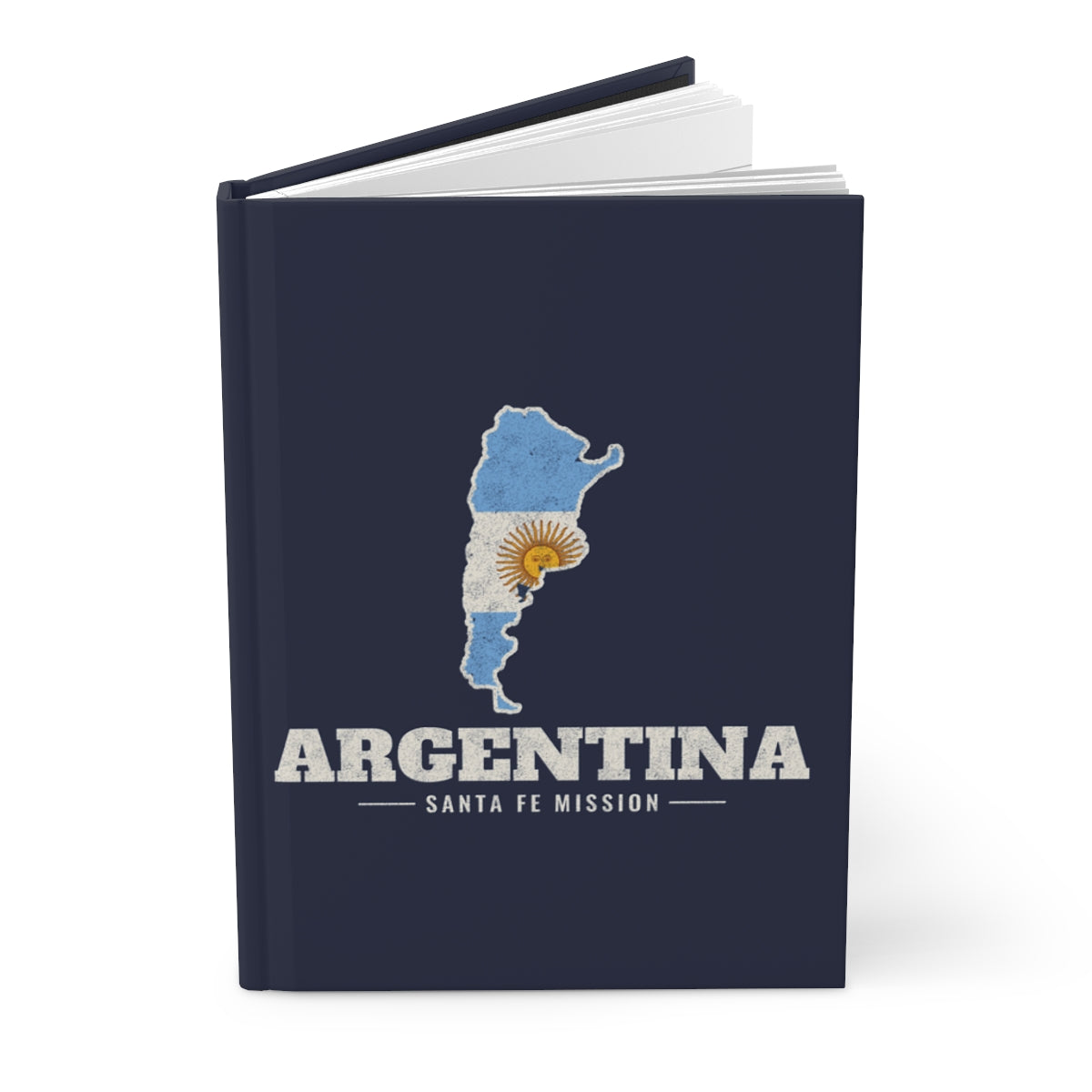 Argentina Santa Fe Mission flag map journal by Weak Things view 3