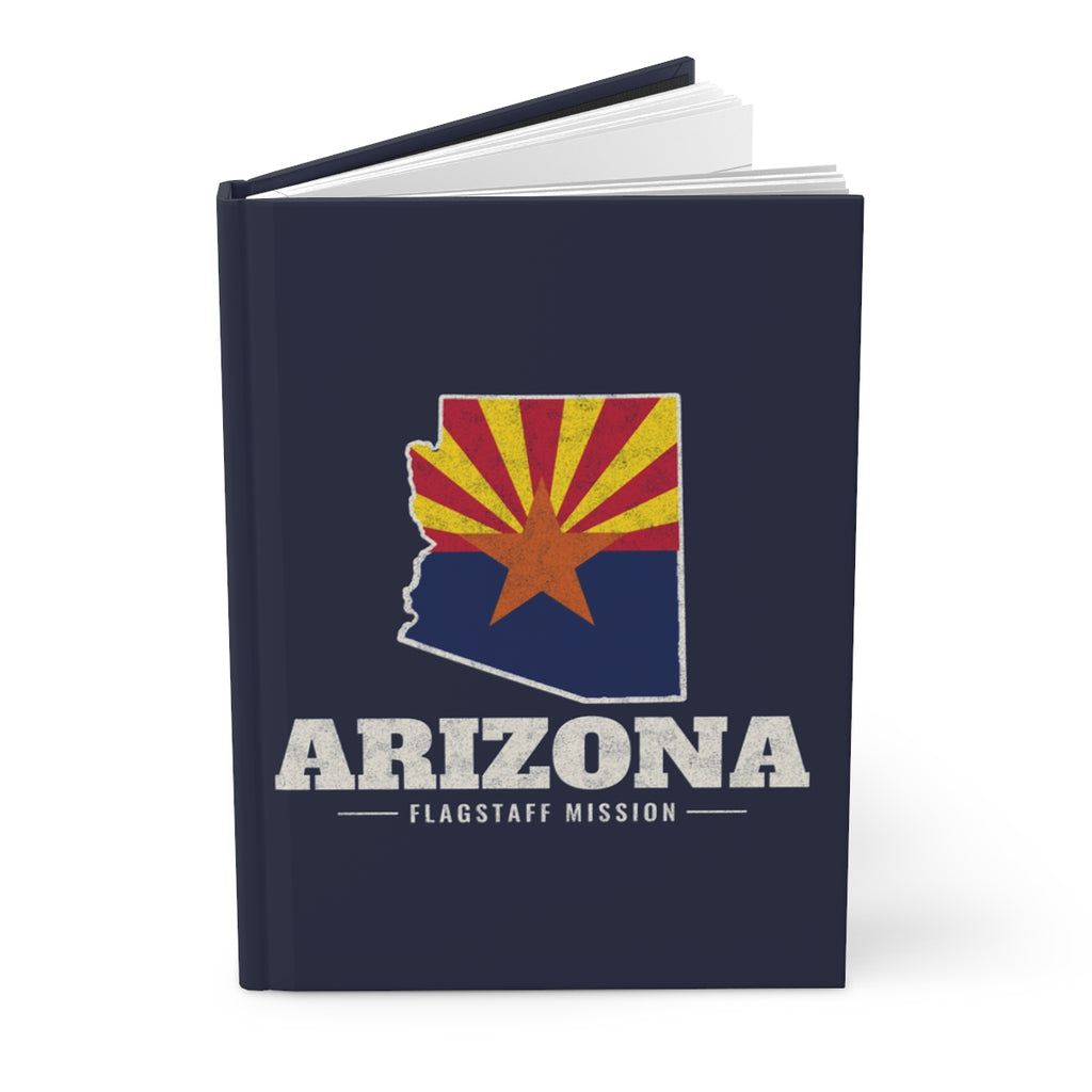 Arizona Flagstaff Mission flag map journal by Weak Things view 3