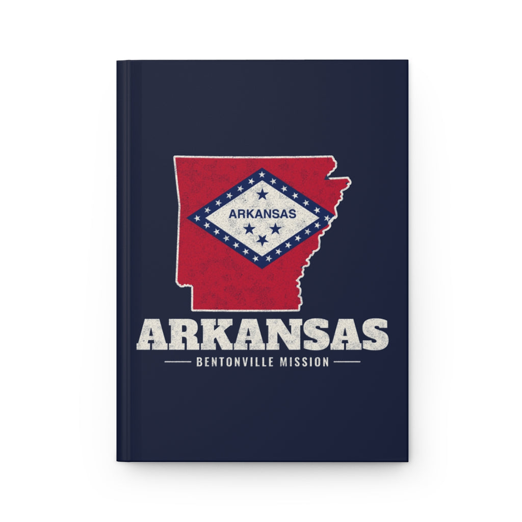 Arkansas Bentonville Mission flag map journal by Weak Things