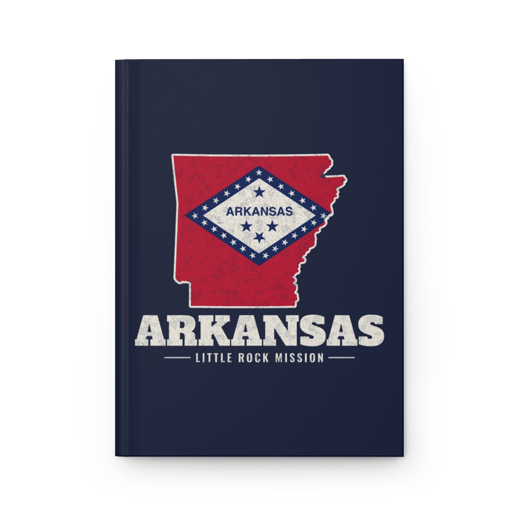 Arkansas Little Rock Mission flag map journal by Weak Things