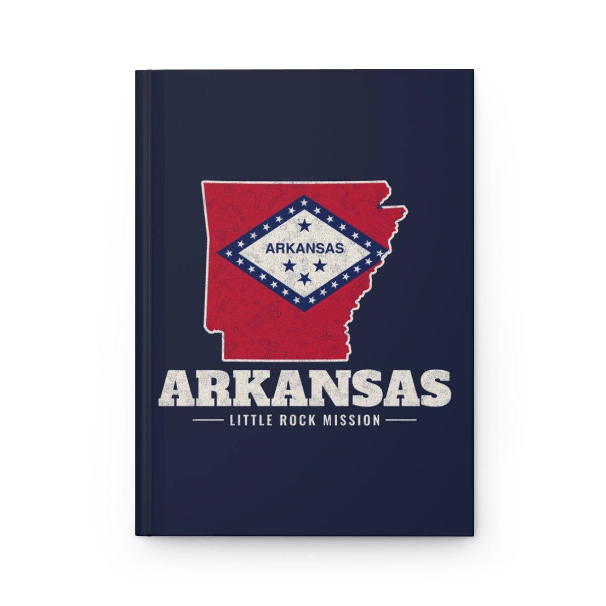 Arkansas Little Rock Mission flag map journal by Weak Things
