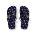 Armenia/Georgia Mission flag map flip flops by Weak Things view 2
