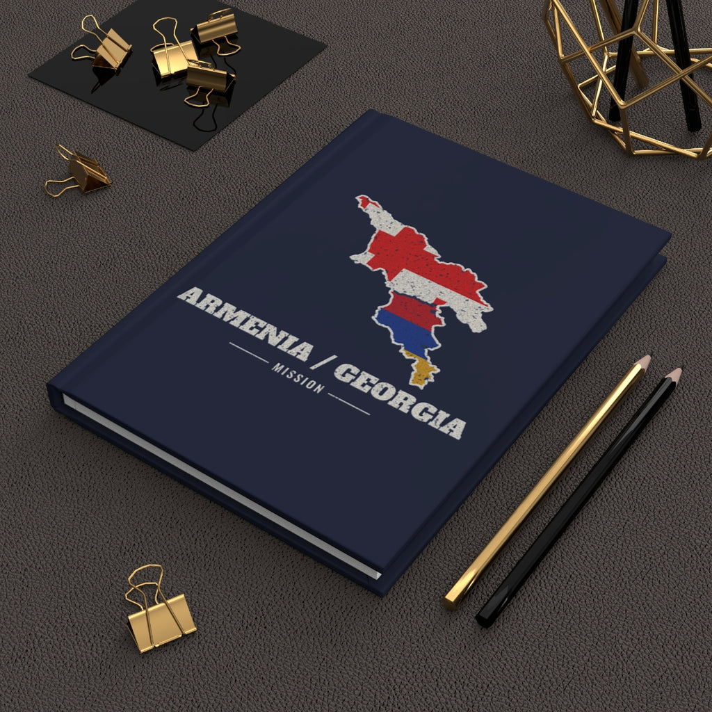 Armenia/Georgia Mission flag map journal by Weak Things view 2