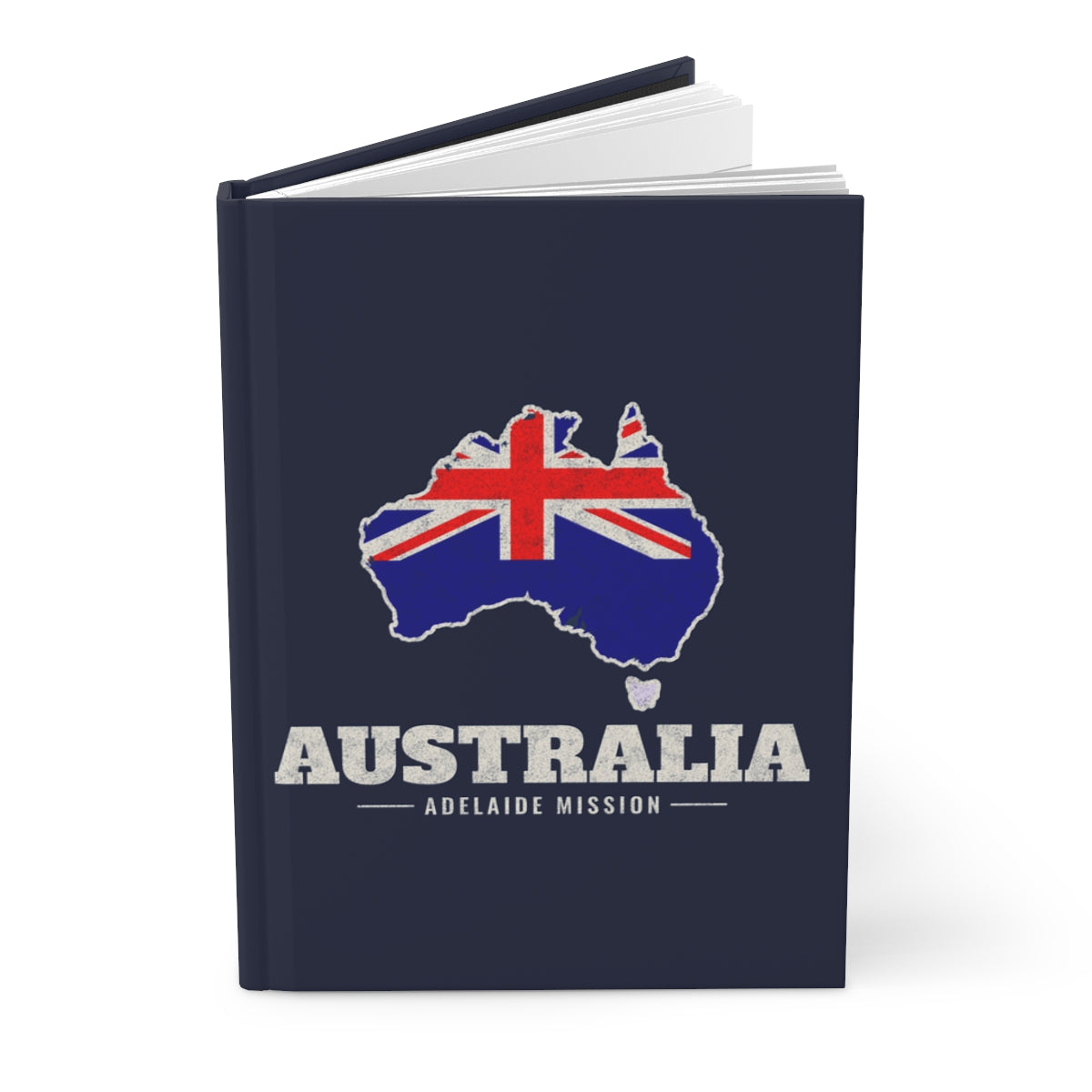 Australia Adelaide Mission flag map journal by Weak Things view 3