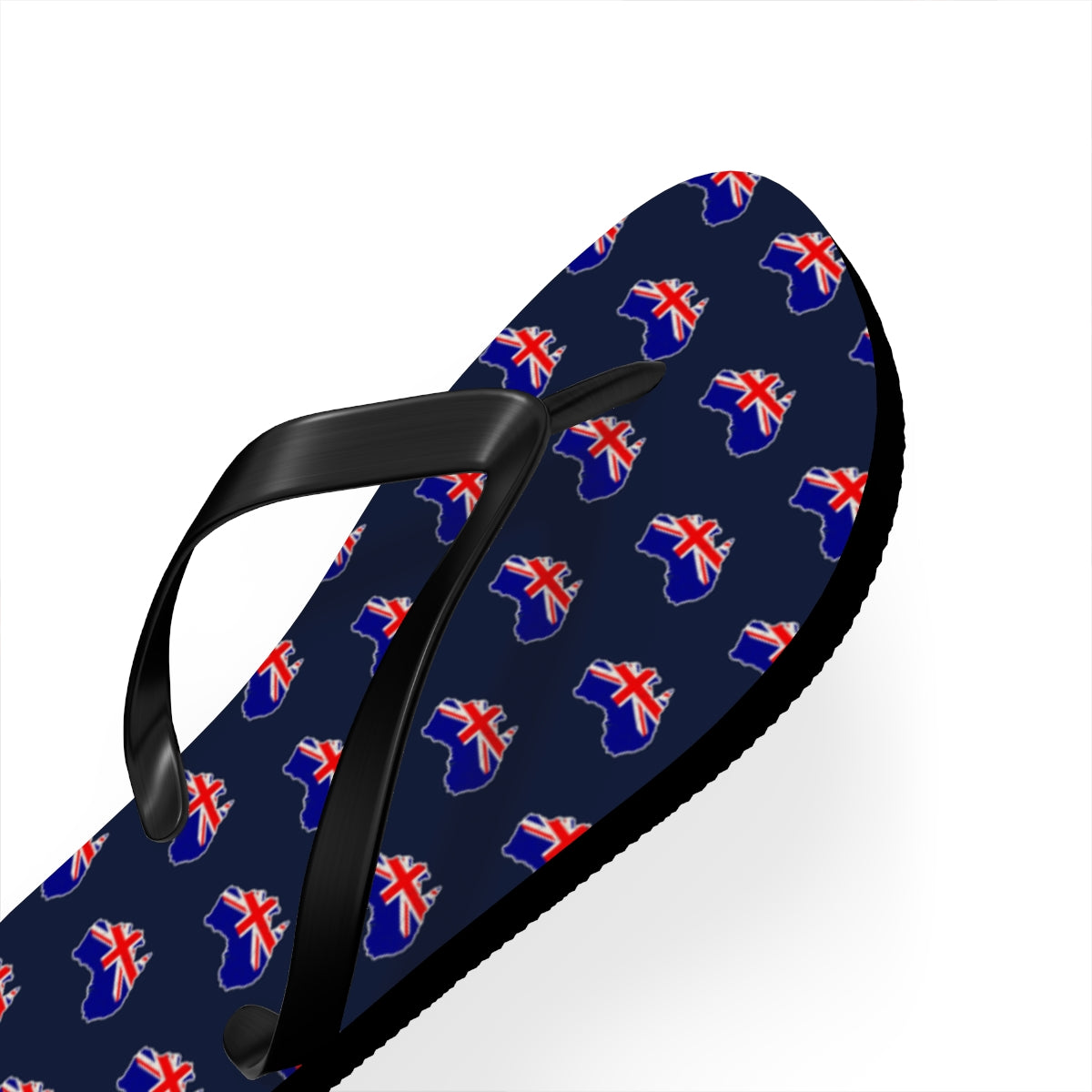 Australia Mission flag map flip flops by Weak Things view 3