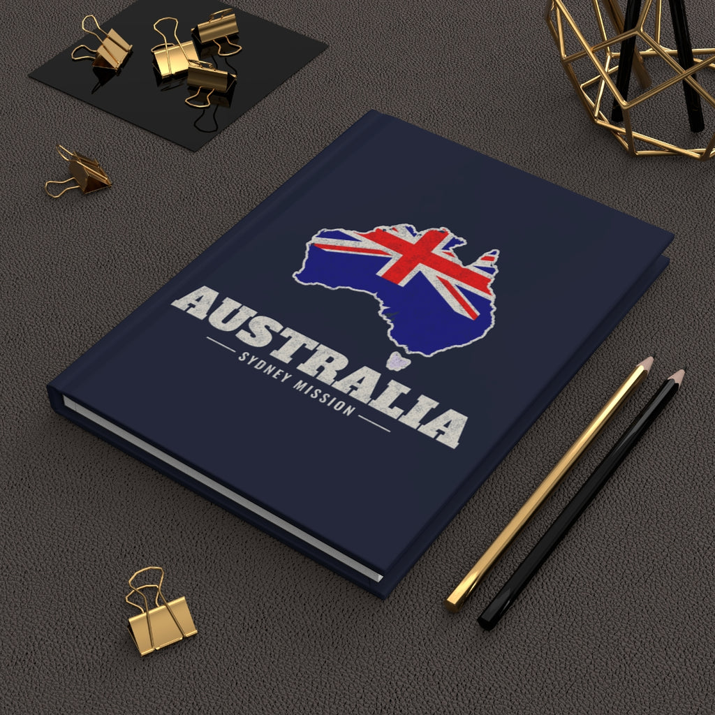 Australia Sydney Mission flag map journal by Weak Things view 2