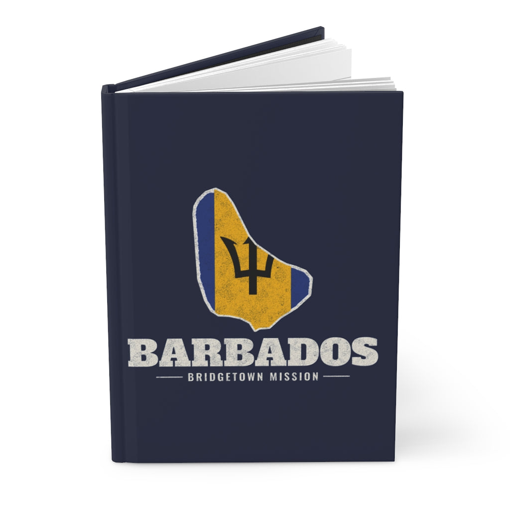 Barbados Bridgetown Mission flag map journal by Weak Things view 3