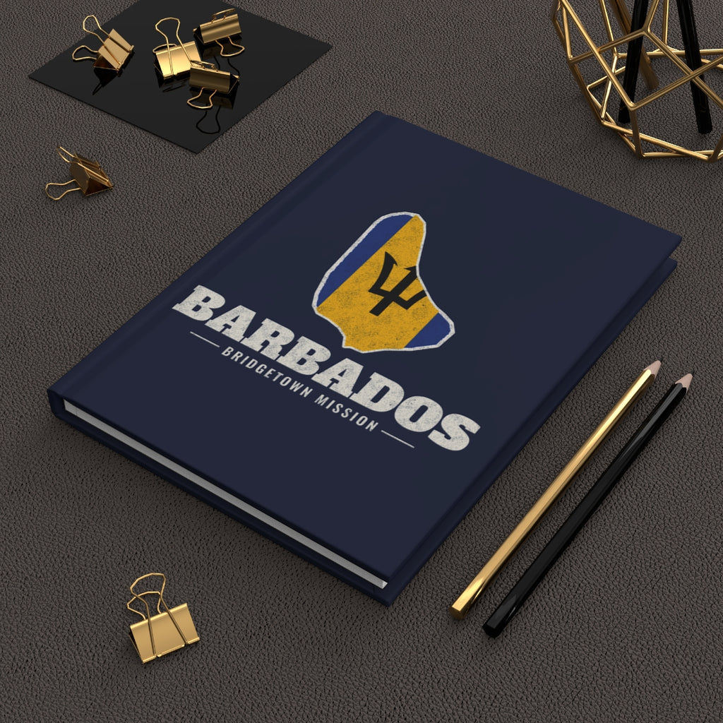 Barbados Bridgetown Mission flag map journal by Weak Things view 2